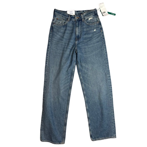 NWT H&M Loose Fit Straight Fit Jeans 4 - Picture 1 of 4